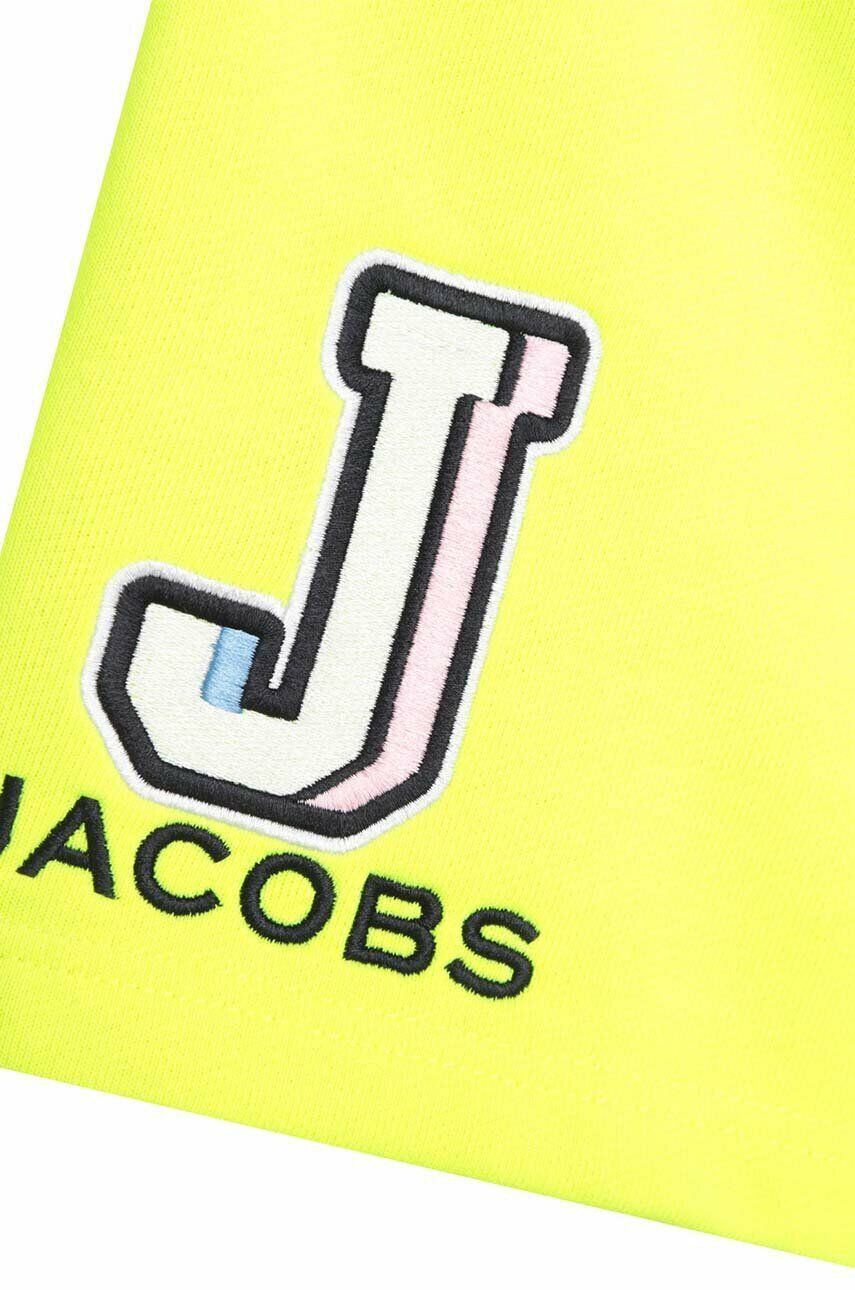 Marc Jacobs pantaloni scurti copii culoarea galben cu imprimeu - Pled.ro