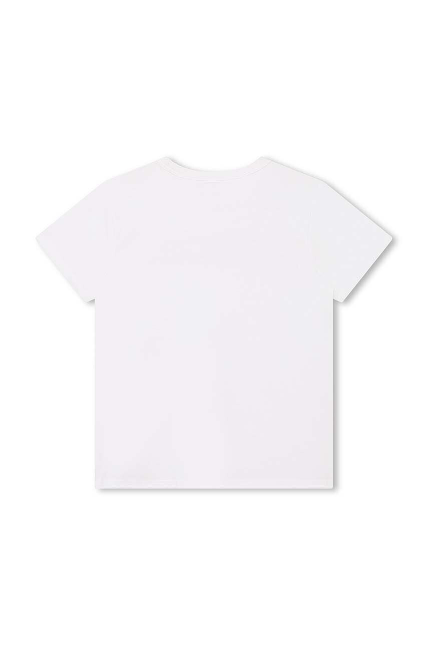 Marc Jacobs tricou de bumbac pentru copii culoarea alb - Pled.ro