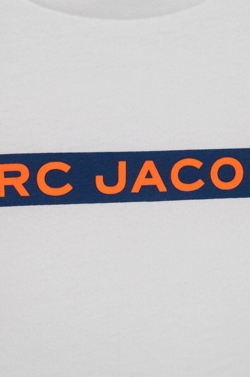 Marc Jacobs tricou de bumbac pentru copii culoarea alb cu imprimeu - Pled.ro