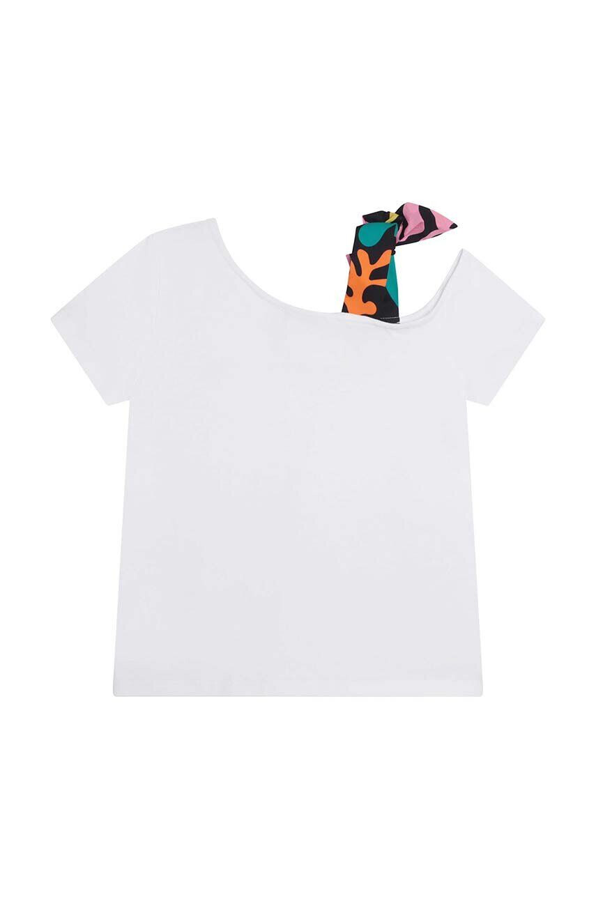 Marc Jacobs tricou de bumbac pentru copii culoarea alb - Pled.ro