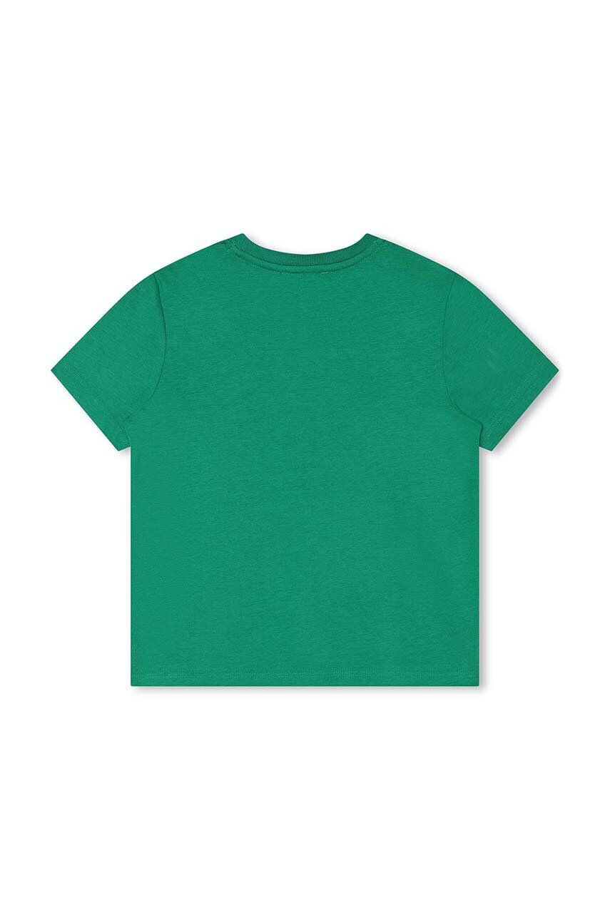 Marc Jacobs tricou de bumbac pentru copii culoarea verde cu imprimeu - Pled.ro