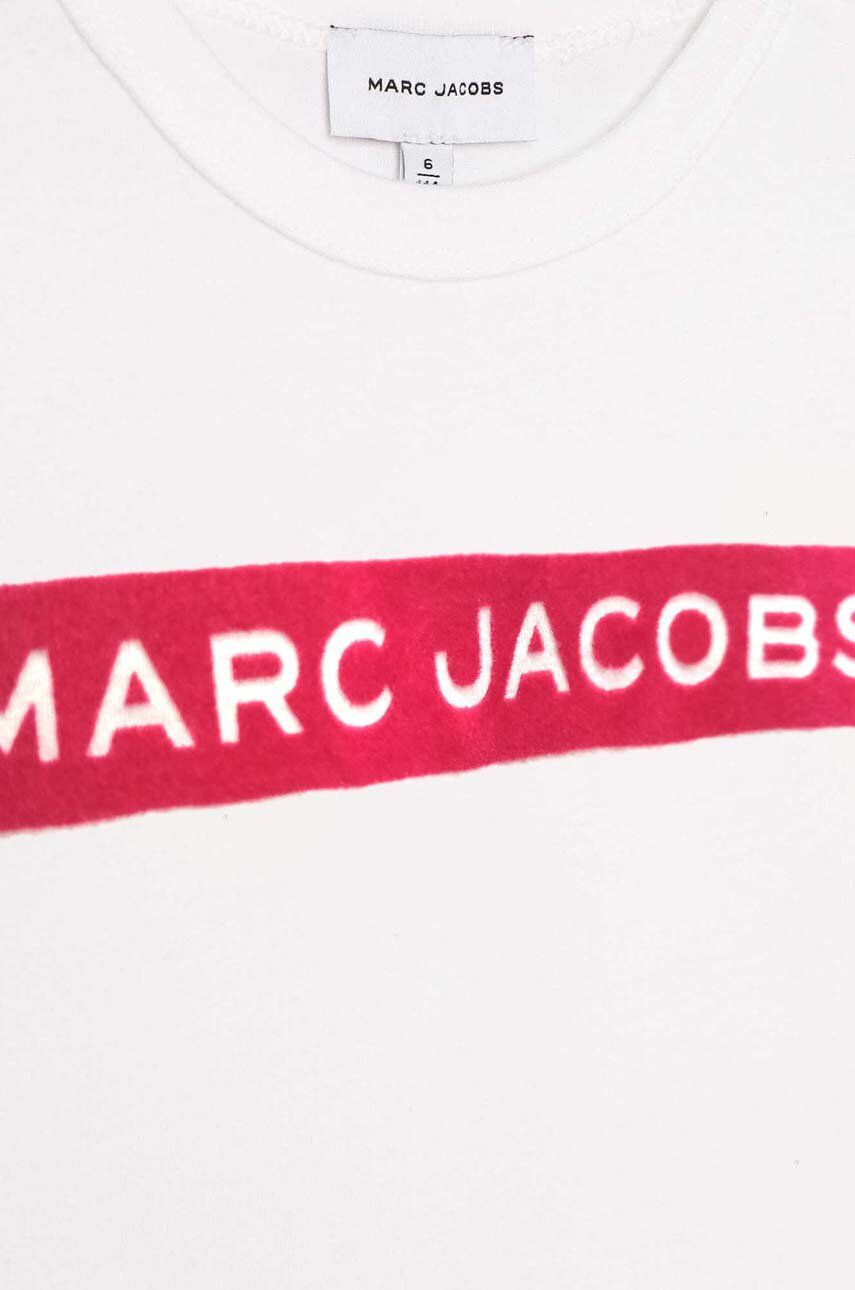 Marc Jacobs tricou de bumbac pentru copii culoarea alb - Pled.ro