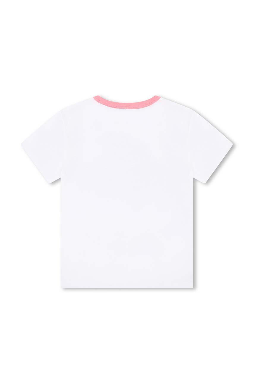 Marc Jacobs tricou din bumbac culoarea alb - Pled.ro