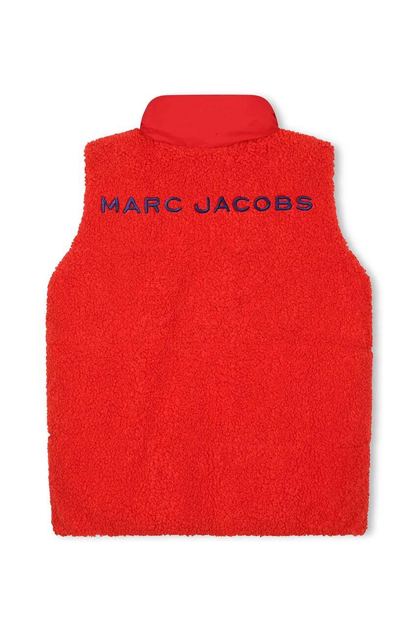 Marc Jacobs vesta cu doua fete pentru copii culoarea rosu - Pled.ro