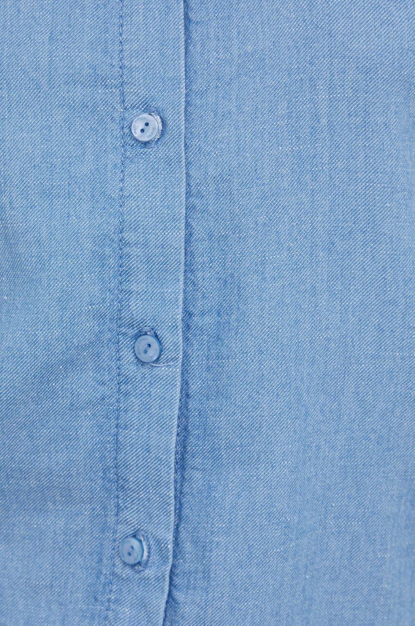 Marc O'Polo camasa din amestec de in Denim - Pled.ro