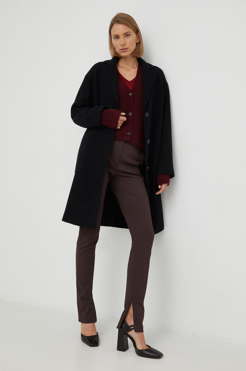 Marc O'Polo cardigan din lana femei culoarea bordo light - Pled.ro