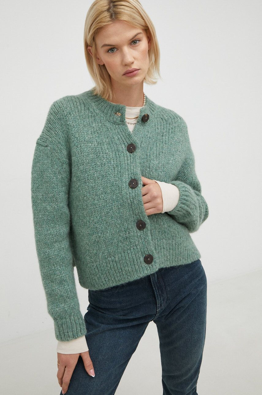 Marc O'Polo cardigan din lana Denim - Pled.ro