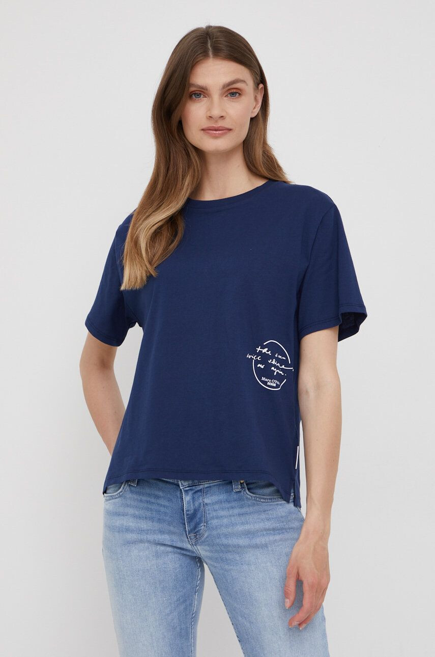 Marc O'Polo tricou din bumbac Denim - Pled.ro