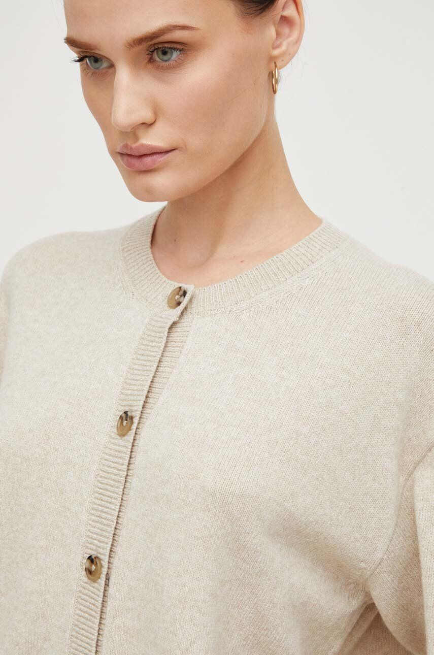 Marc O'Polo cardigan din lana culoarea bej light - Pled.ro