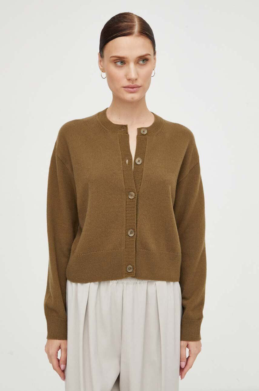 Marc O'Polo cardigan din lana culoarea verde light - Pled.ro