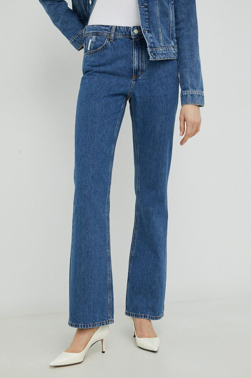 Marc O'Polo jeansi Linna femei high waist - Pled.ro