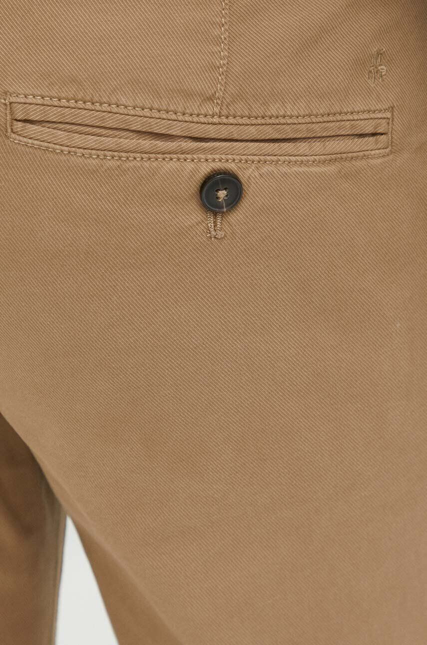 Marc O'Polo pantaloni femei culoarea bej drept high waist - Pled.ro