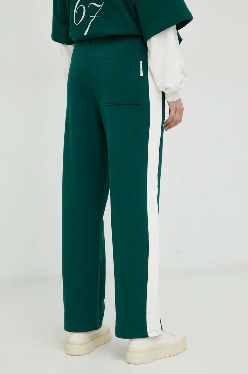 Marc O'Polo pantaloni de trening din bumbac femei culoarea verde modelator - Pled.ro