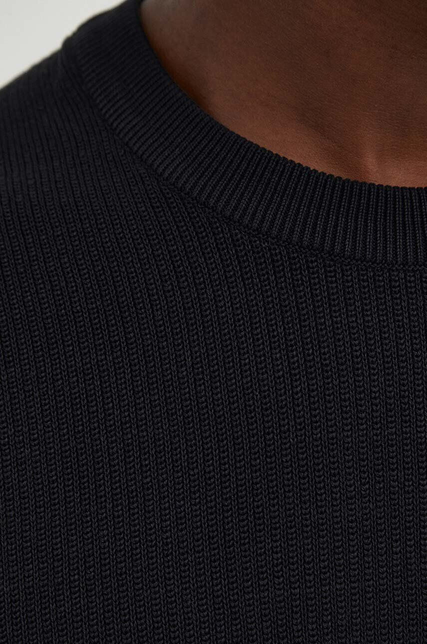 Marc O'Polo pulover de bumbac culoarea bej cu turtleneck - Pled.ro