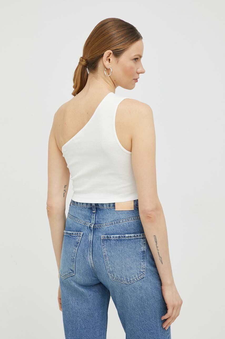 Marc O'Polo top DENIM femei culoarea bej - Pled.ro