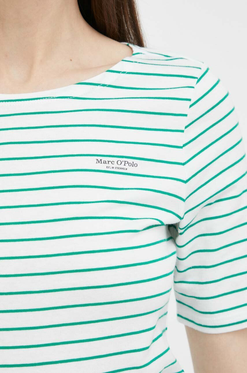 Marc O'Polo tricou din bumbac culoarea verde - Pled.ro