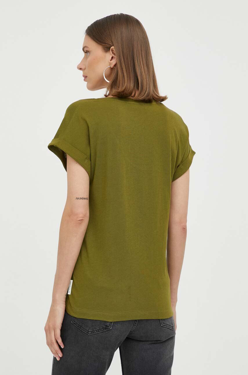 Marc O'Polo tricou din bumbac culoarea verde - Pled.ro