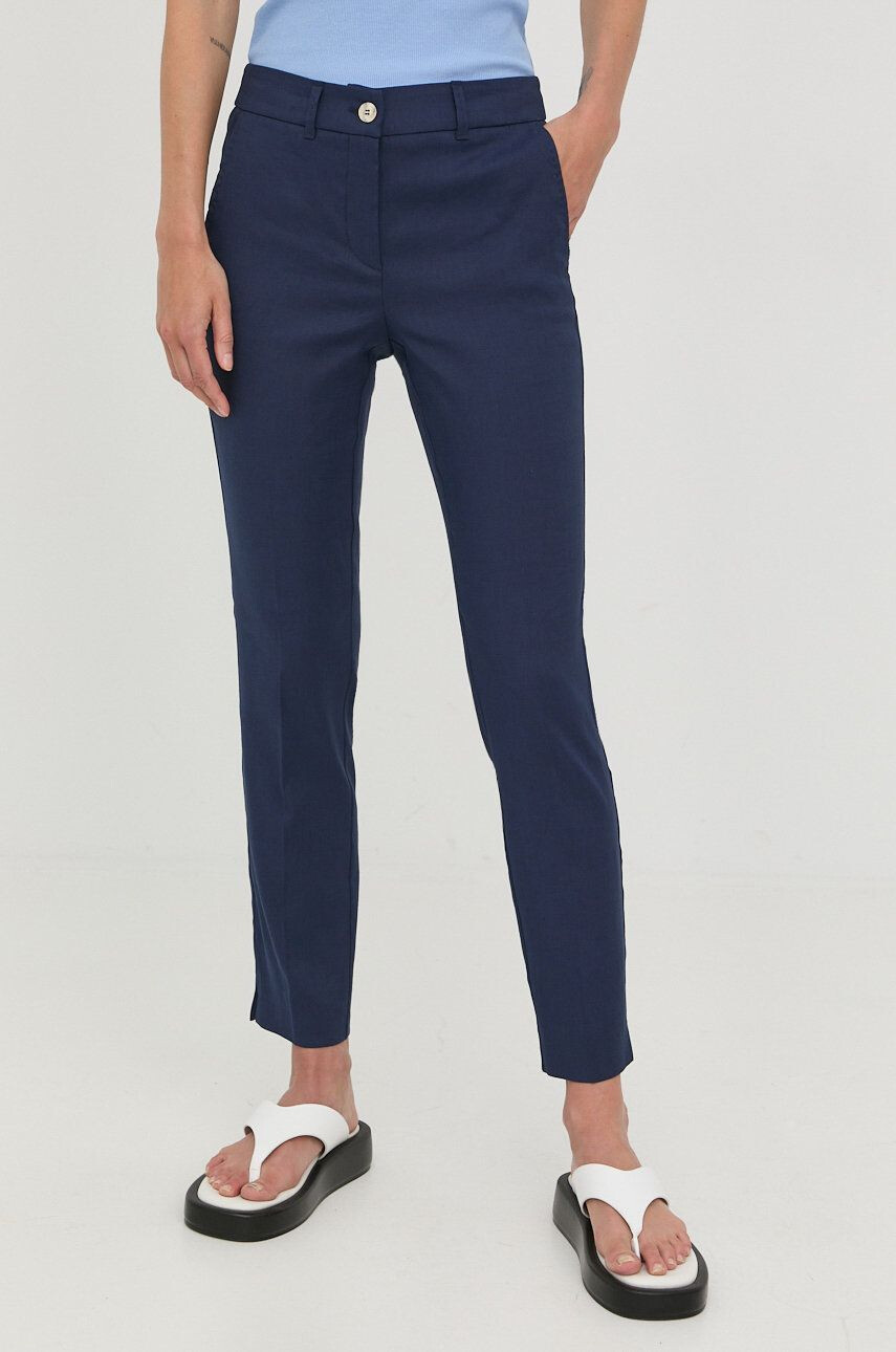 Marella pantaloni din in - Pled.ro