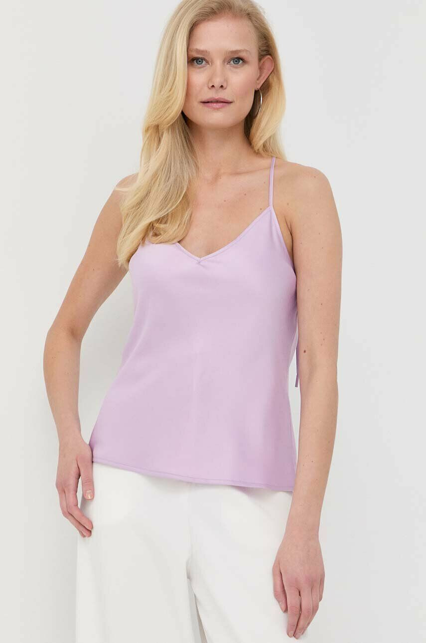 Marella top femei culoarea violet - Pled.ro