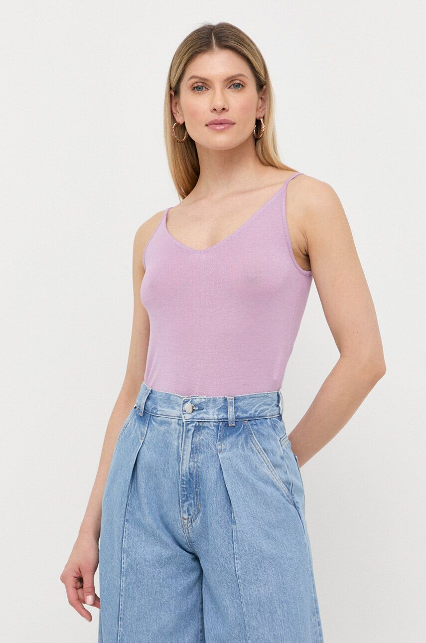 Marella top femei culoarea violet - Pled.ro