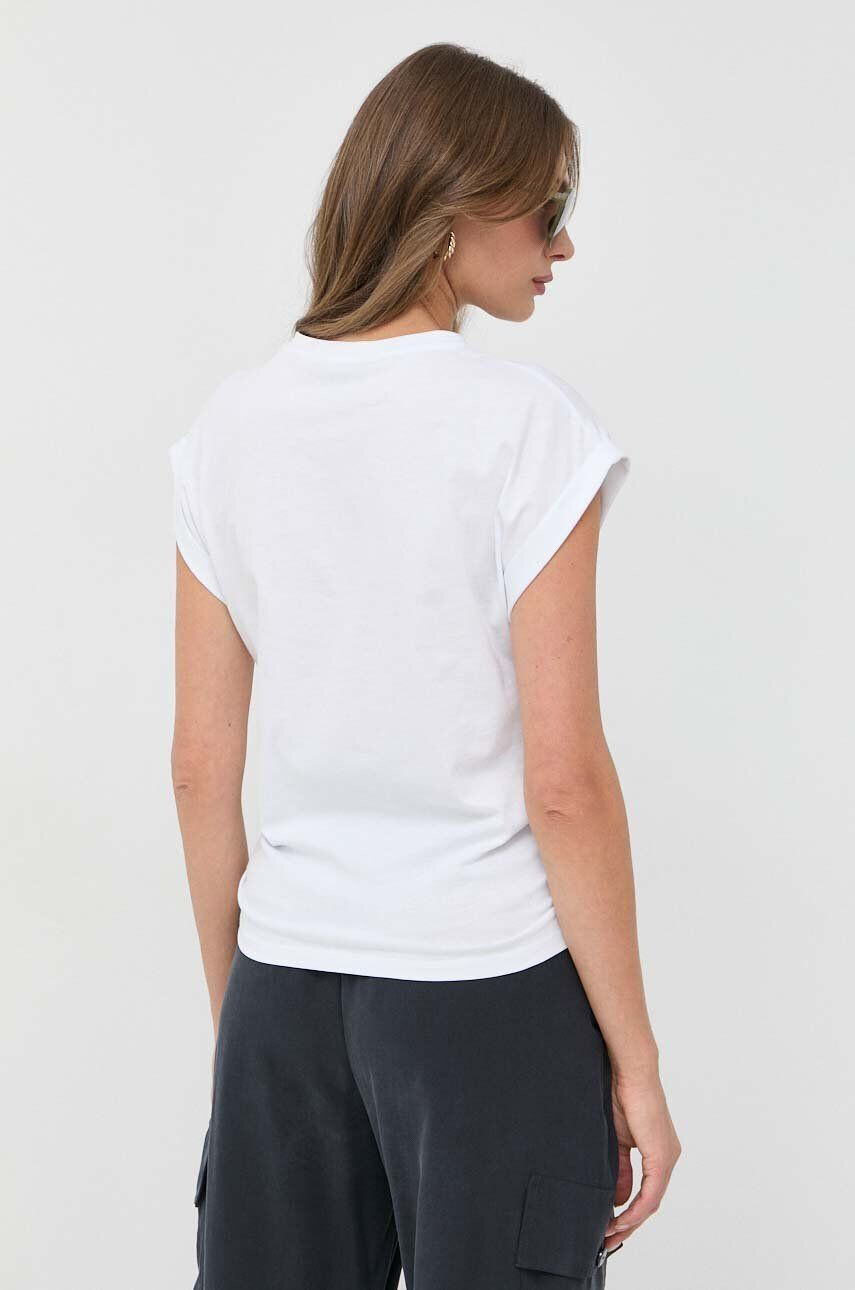 Marella tricou din bumbac culoarea alb - Pled.ro