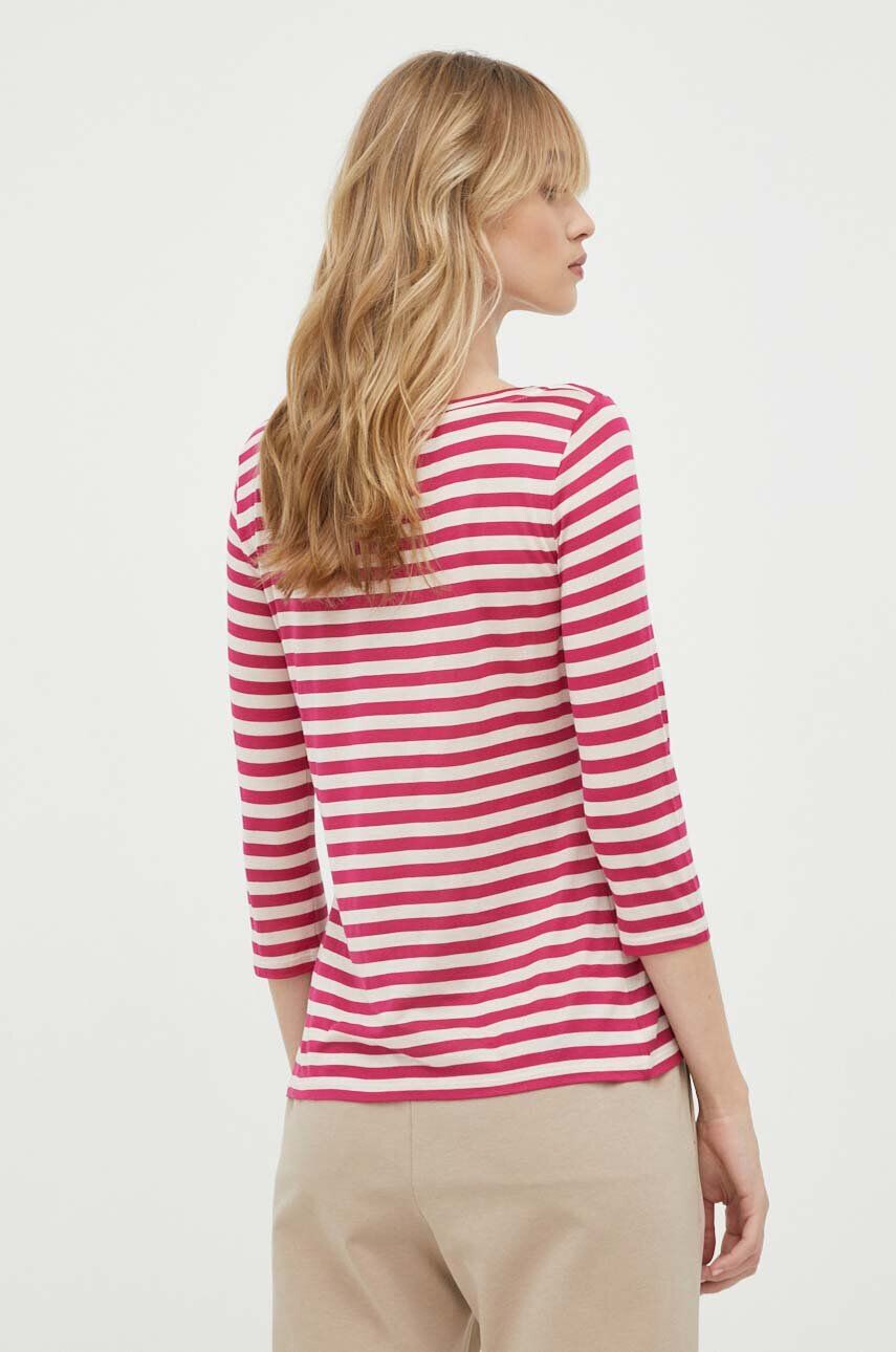 Max&Co. longsleeve de mătase culoarea roz - Pled.ro