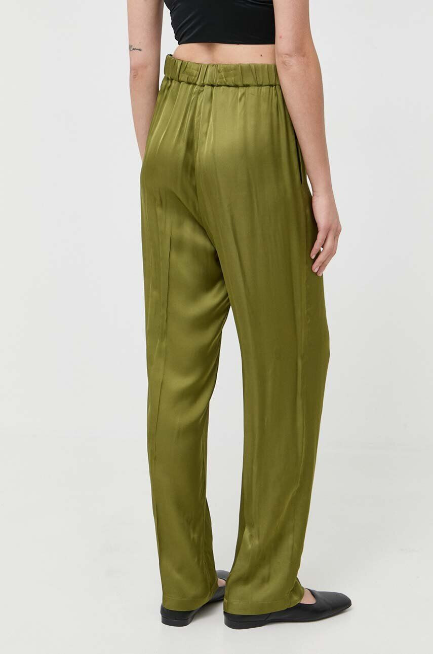 Max&Co. pantaloni femei culoarea verde lat high waist - Pled.ro