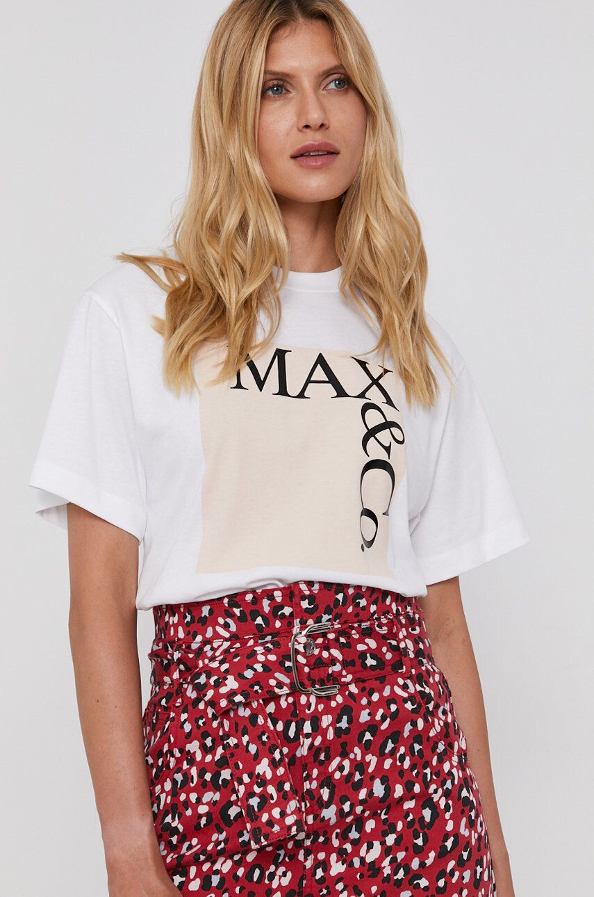 Max&Co. Tricou din bumbac - Pled.ro