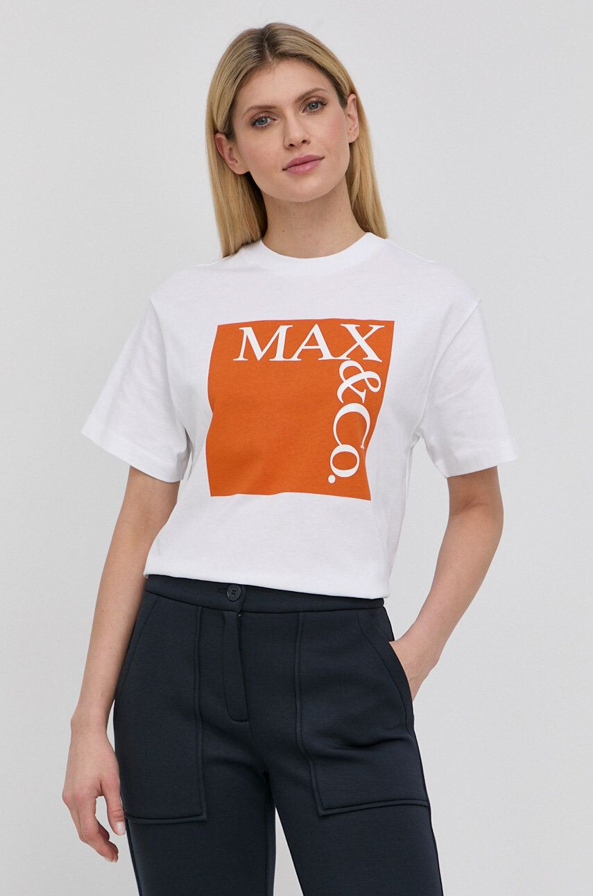 Max&Co. tricou din bumbac - Pled.ro