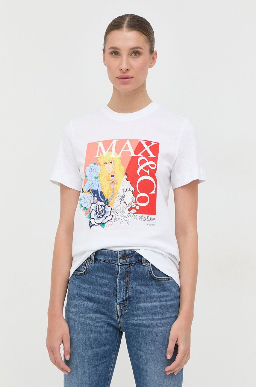 Max&Co. tricou din bumbac - Pled.ro