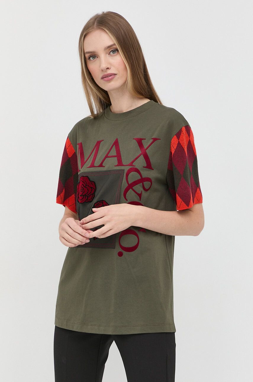 Max&Co. tricou din bumbac - Pled.ro