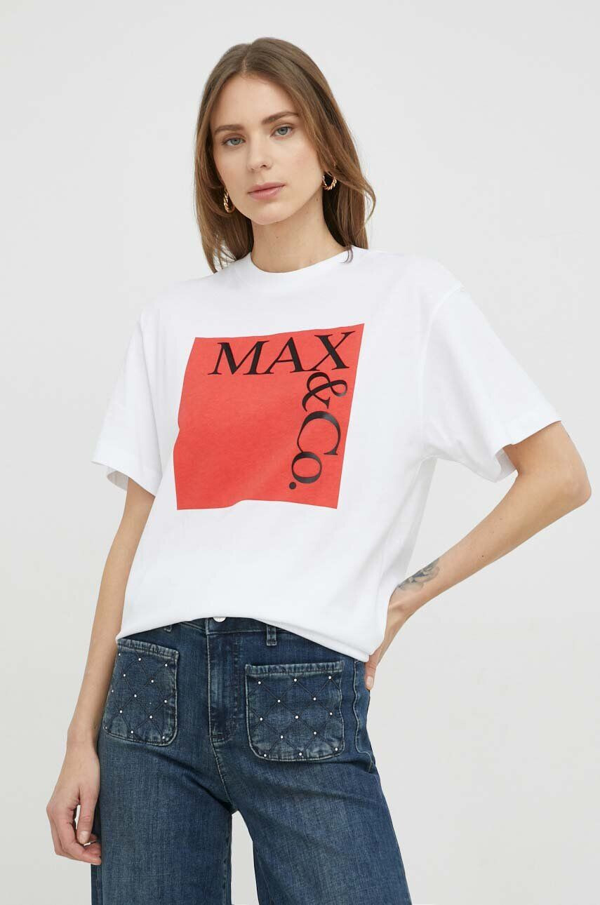 Max&Co. tricou din bumbac - Pled.ro