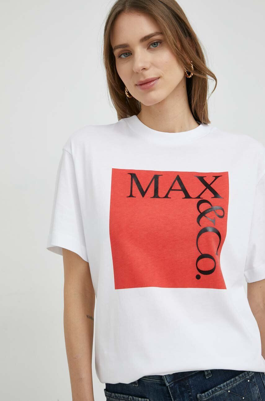 Max&Co. tricou din bumbac - Pled.ro