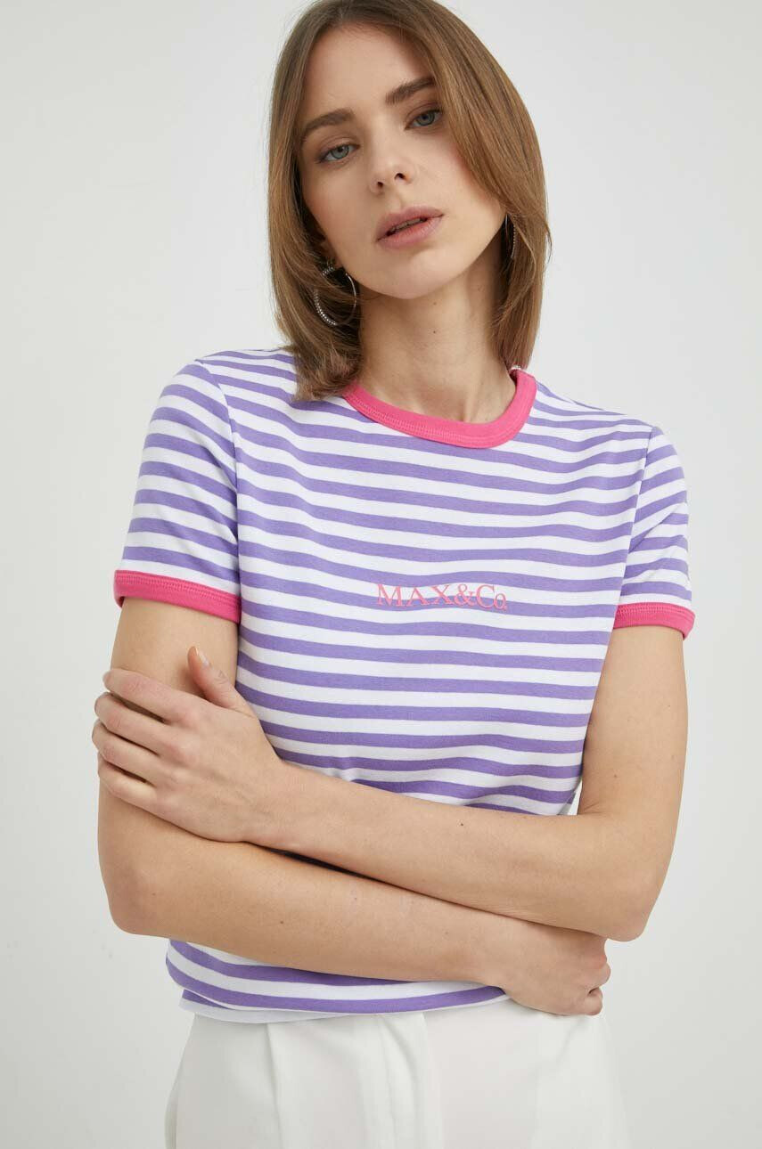 Max&Co. tricou din bumbac - Pled.ro