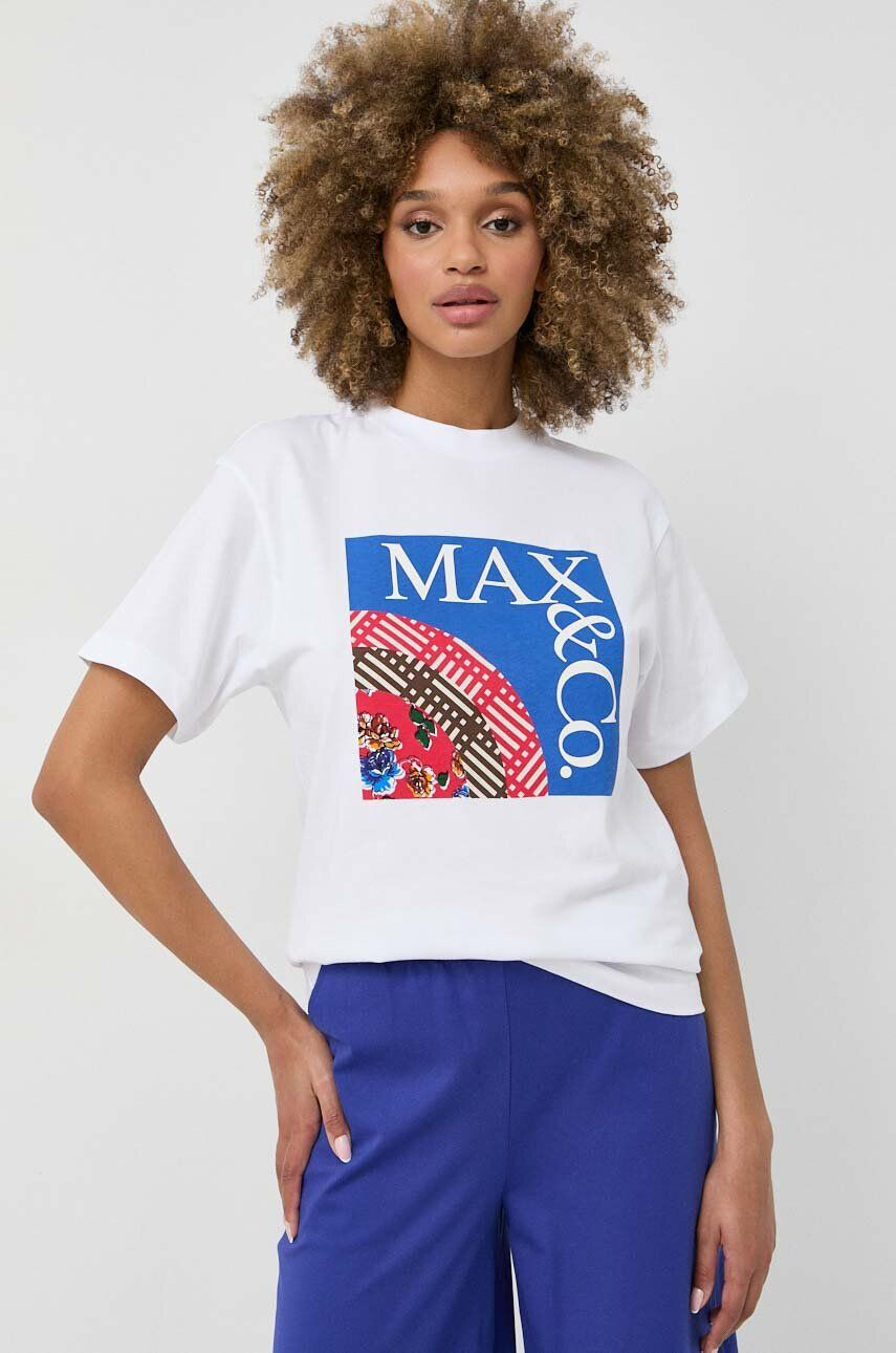 Max&Co. tricou din bumbac - Pled.ro