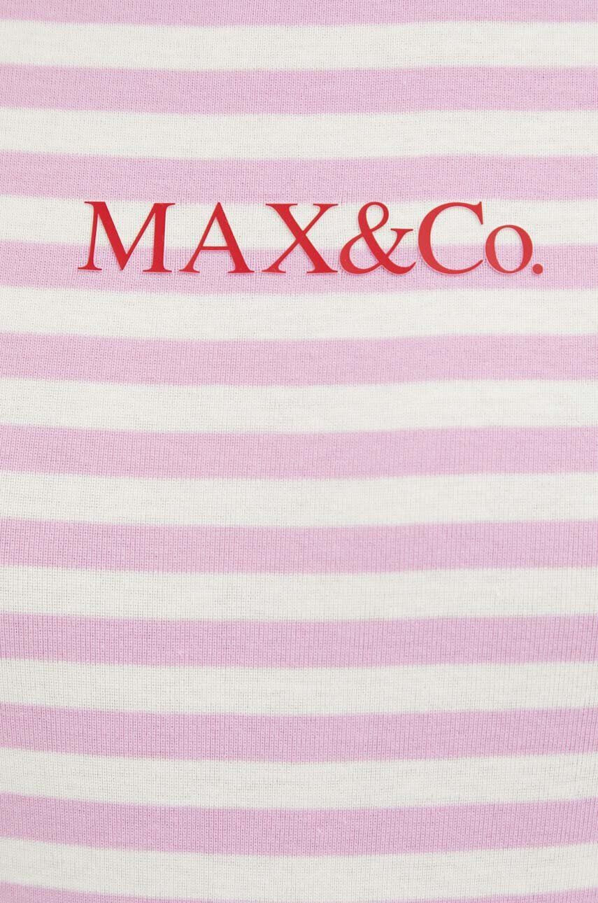 Max&Co. tricou din bumbac culoarea roz - Pled.ro