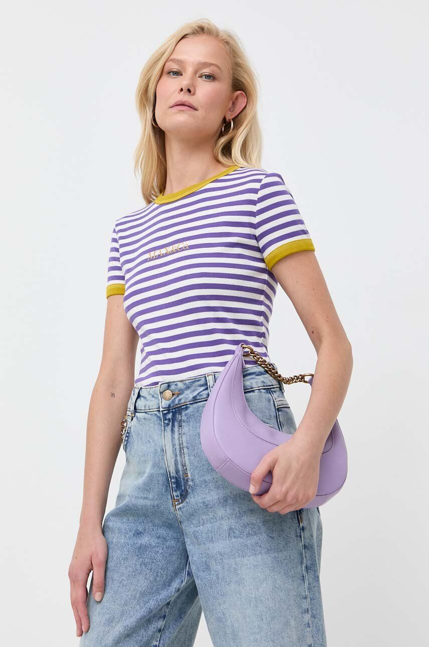 Max&Co. tricou din bumbac culoarea violet - Pled.ro