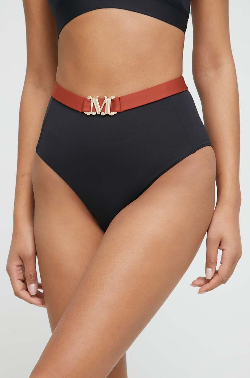 Max Mara Beachwear chiloti de baie culoarea negru - Pled.ro