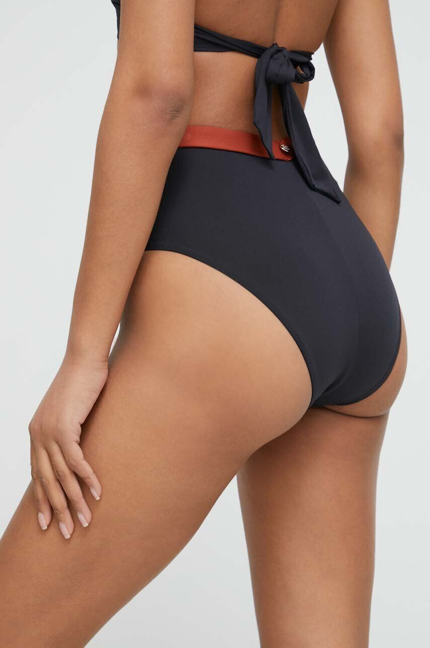 Max Mara Beachwear chiloti de baie culoarea negru - Pled.ro