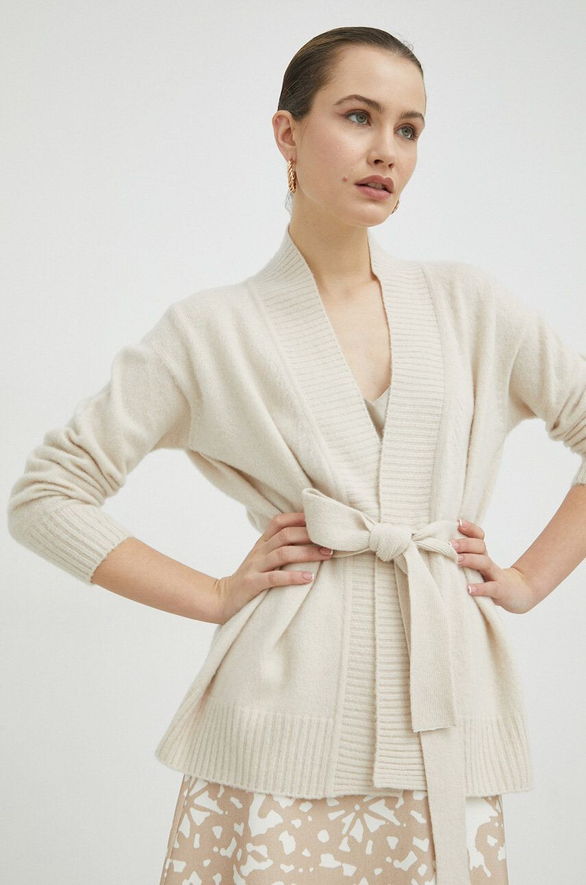 Max Mara Leisure cardigan din lana culoarea gri - Pled.ro