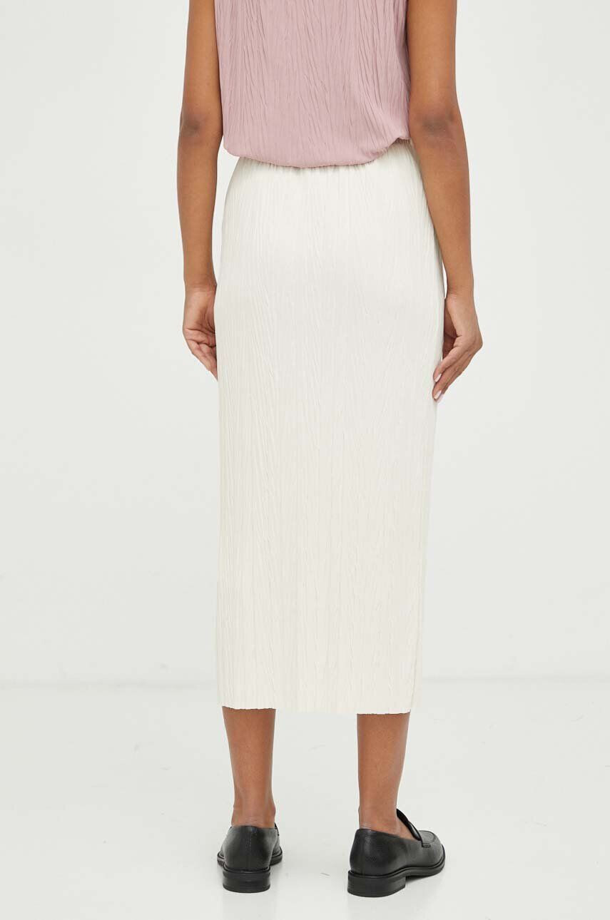 Max Mara Leisure fusta culoarea bej midi drept - Pled.ro