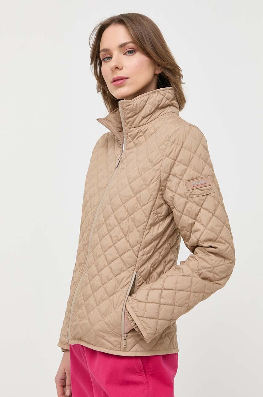 Max Mara Leisure geaca femei culoarea bej de tranzitie - Pled.ro