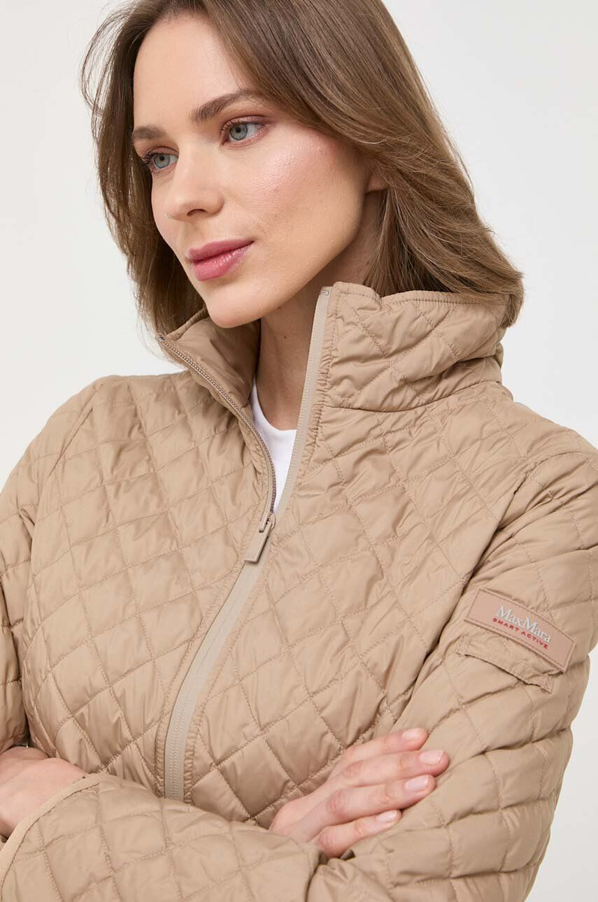 Max Mara Leisure geaca femei culoarea bej de tranzitie - Pled.ro