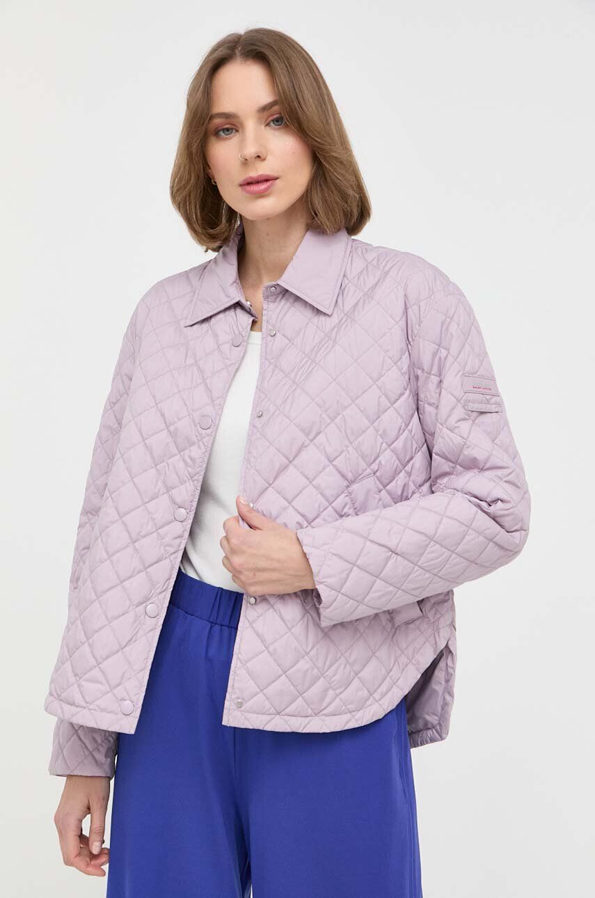 Max Mara Leisure geaca de ploaie femei culoarea violet de tranzitie - Pled.ro