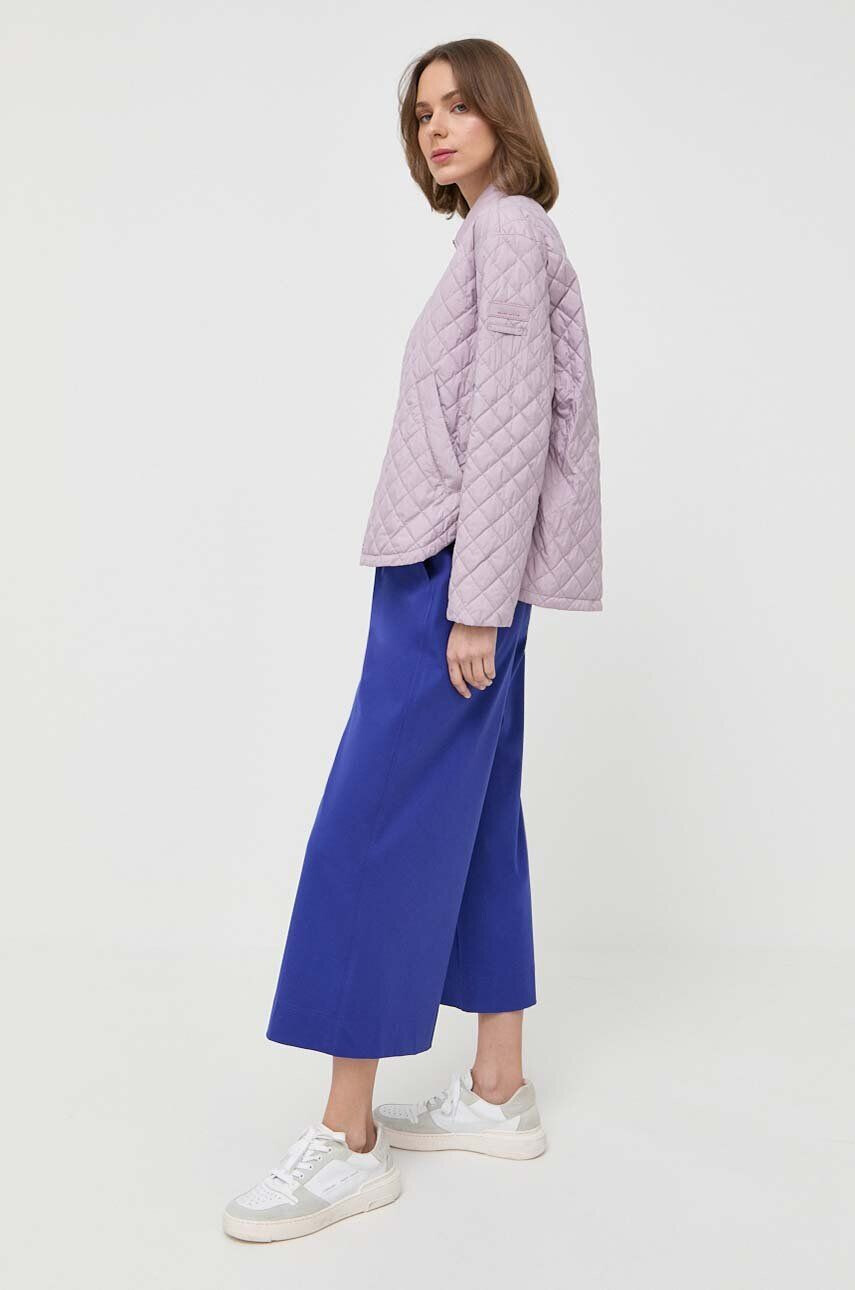 Max Mara Leisure geaca de ploaie femei culoarea violet de tranzitie - Pled.ro