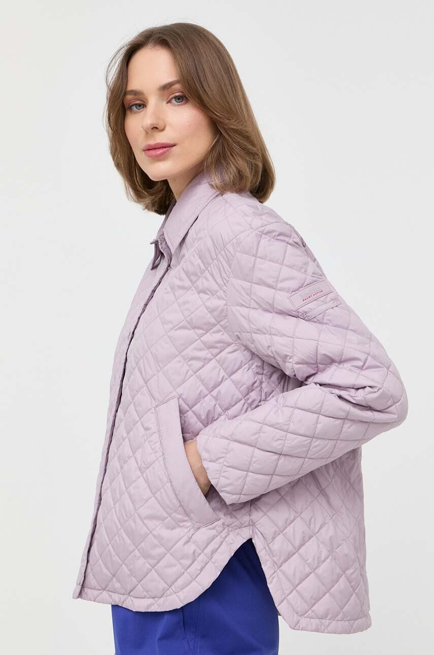 Max Mara Leisure geaca de ploaie femei culoarea violet de tranzitie - Pled.ro