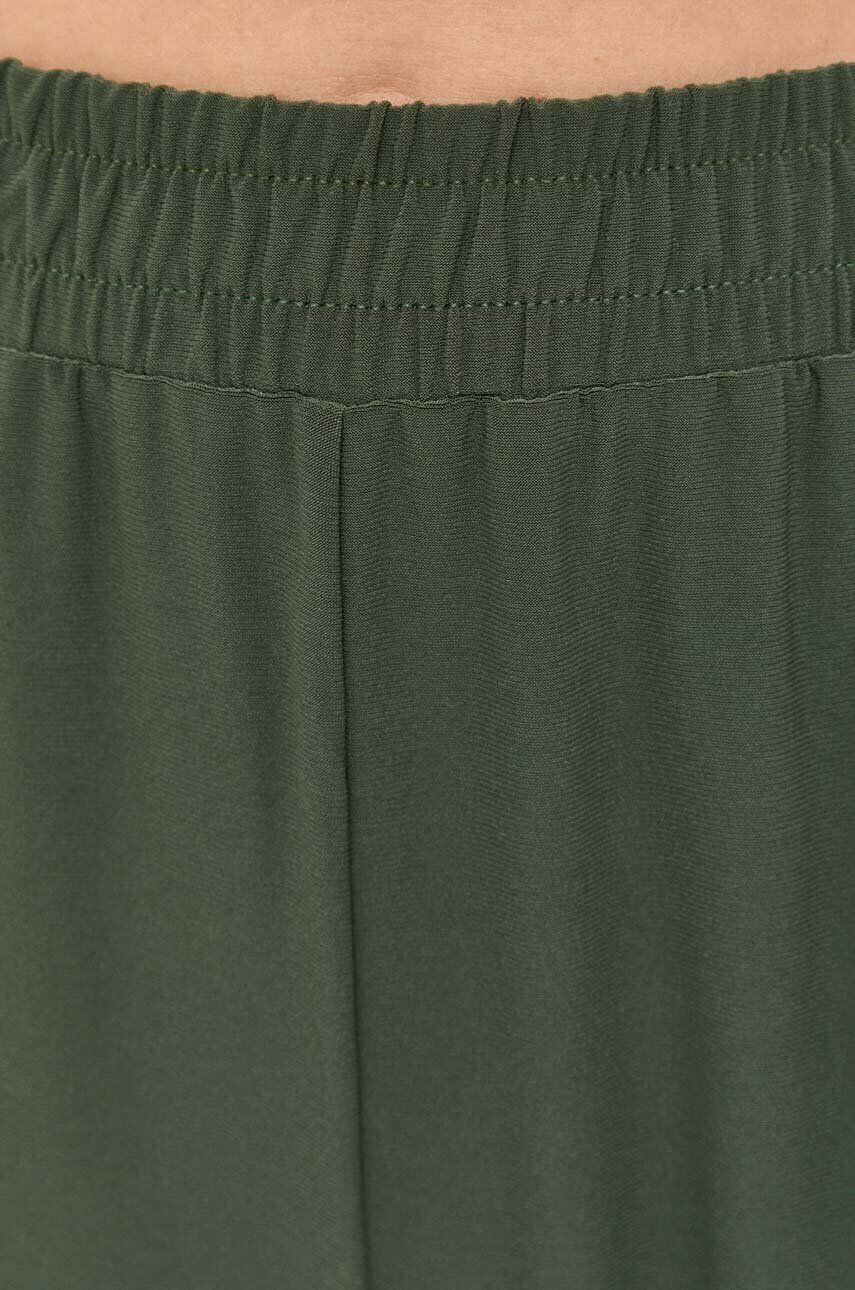 Max Mara Leisure pantaloni femei culoarea verde lat high waist - Pled.ro