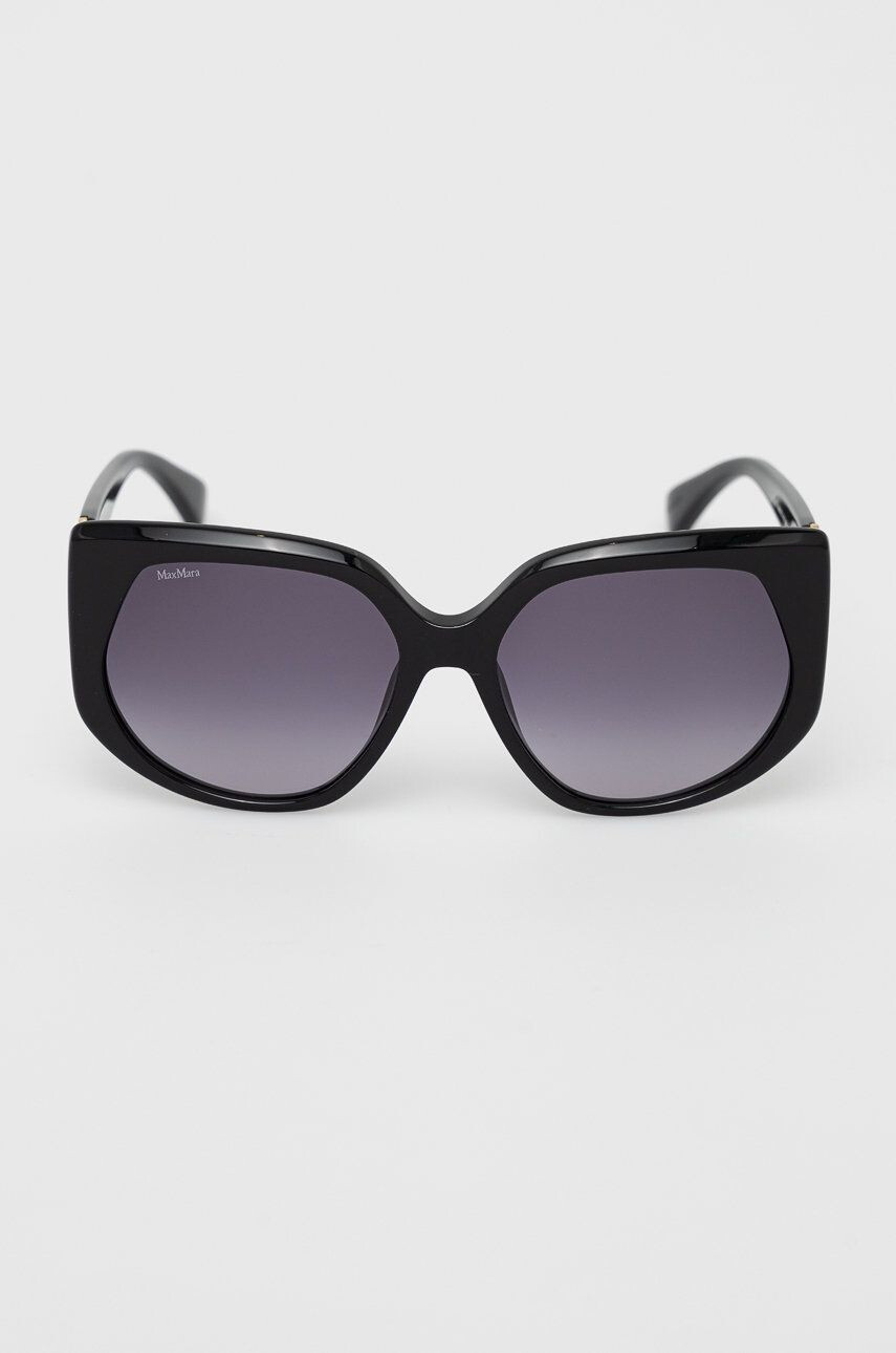 Max Mara ochelari de soare femei culoarea negru - Pled.ro