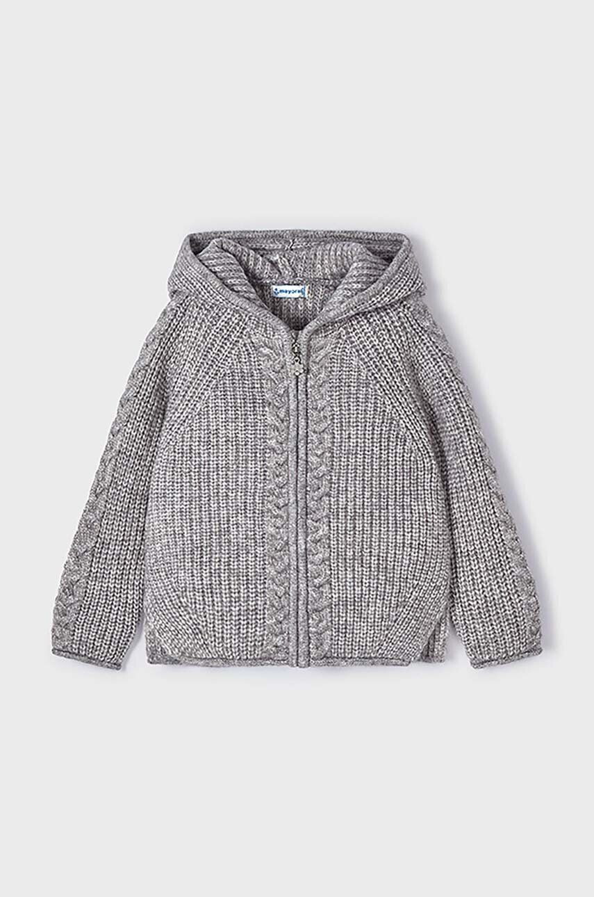 Mayoral cardigan copii culoarea gri - Pled.ro