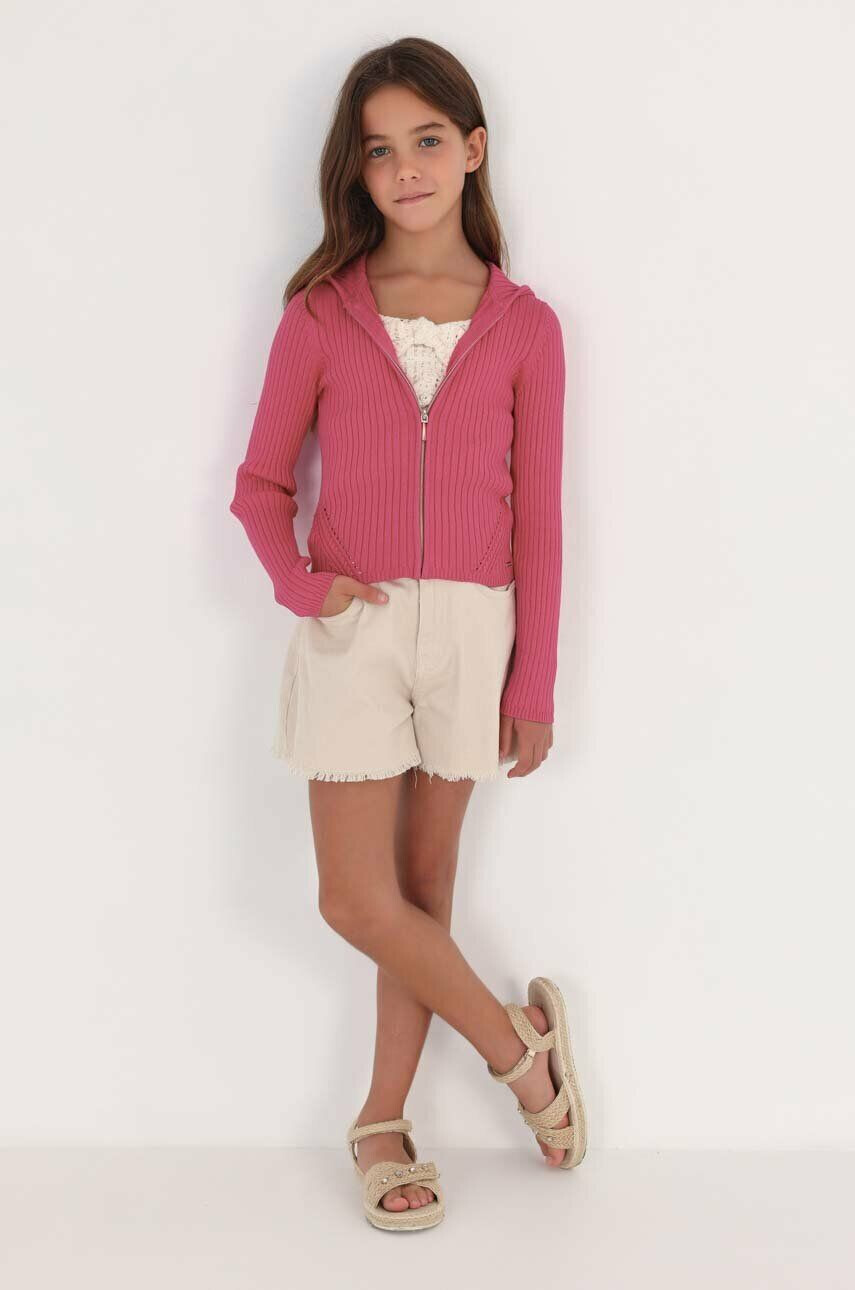 Mayoral cardigan copii culoarea roz light - Pled.ro